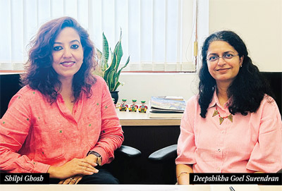 Deepshikha Goel Surendran, Head of Brand and Marketing Communications, and Shilpi Ghosh, Brand and Marketing Communications, from Tata Trusts Deepshikha Goel Surendran, Head of Brand and Marketing Communications, and Shilpi Ghosh, Brand and Marketing Communications, from Tata Trusts