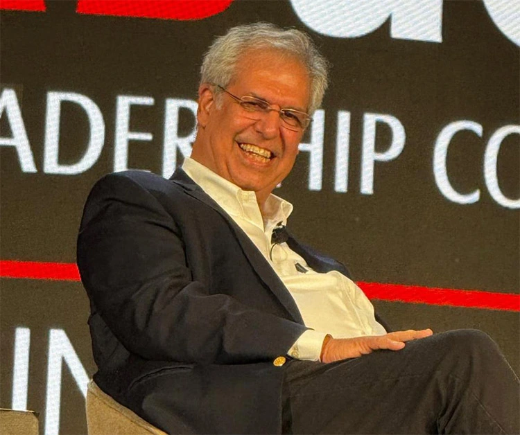 Chairman of Tata Trusts, Noel Tata at IIMBue 2026, on August 2, 2026. Photo: Special Arrangements Chairman of Tata Trusts, Noel Tata at IIMBue 2026, on August 2, 2026. Photo: Special Arrangements