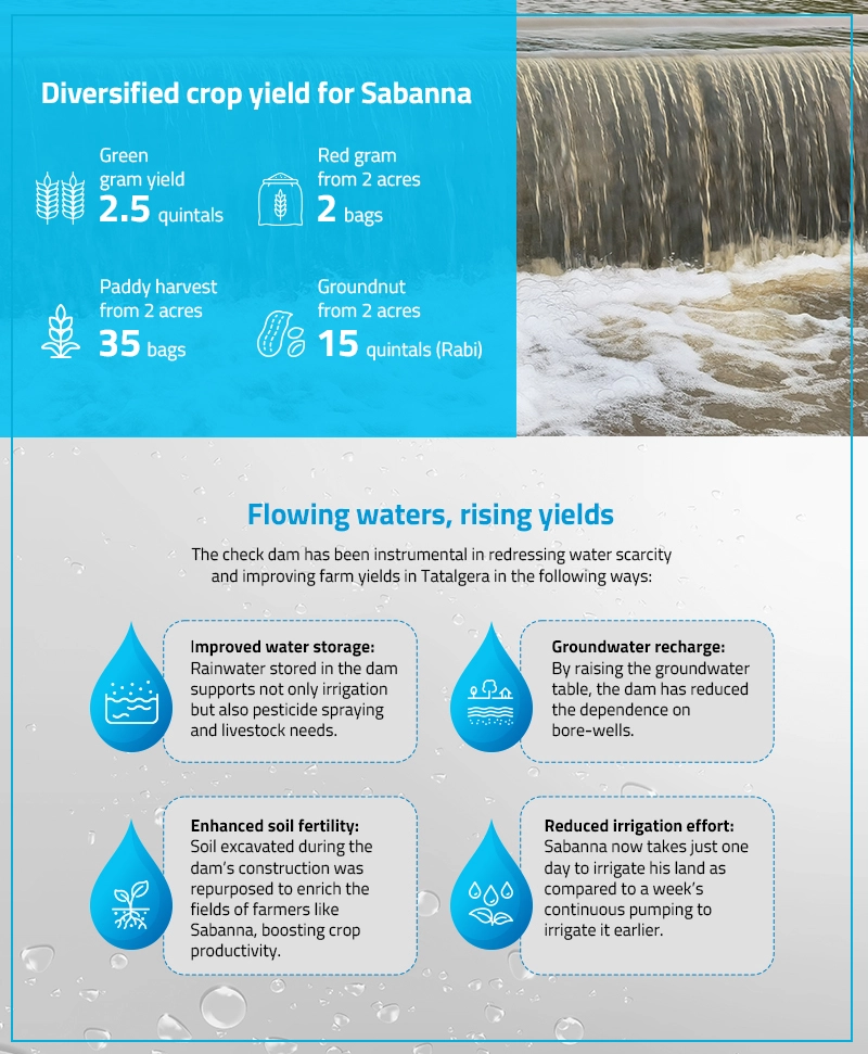 Diversified crop yield for Sabanna Diversified crop yield for Sabanna