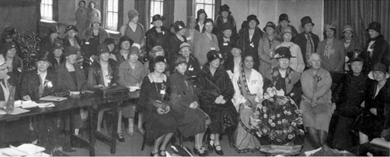 Meherbai at the International Council for Women in 1929 