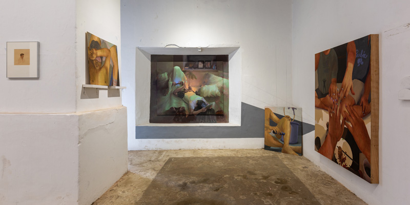 “Into the Visibility” by Lakshya Bhargava, Chitrakala Parishath, Bangalore