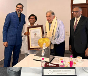 Ratan N. Tata receives prestigious Kalinga Institute of Social Sciences Humanitarian Award 2021