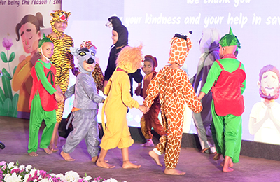 Children delivering an outstanding performance at the event.