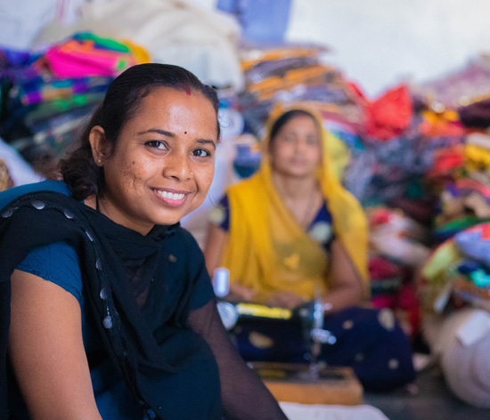 The skilling initiative empowered Sheela to become an entrepreneur and provide jobs to others