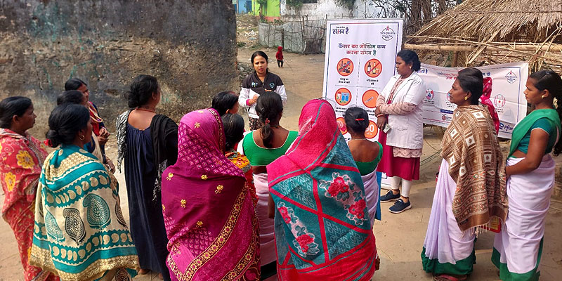 Healthcare workers from RCHRC empower communities with knowledge to combat cancer through awareness campaigns