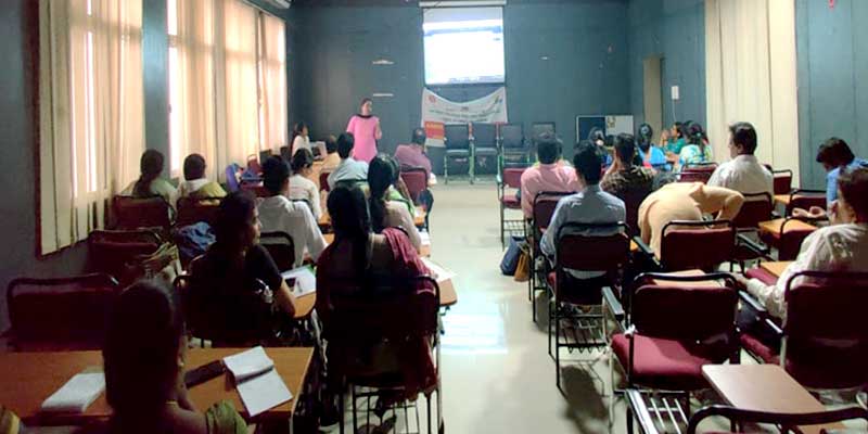 A refresher training on the use of the ASHA app being conducted in Bengaluru, Karnataka