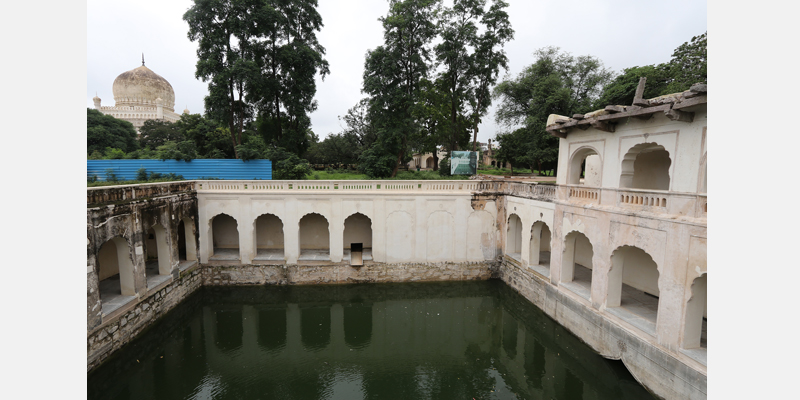 The Badi Baoli after conservation