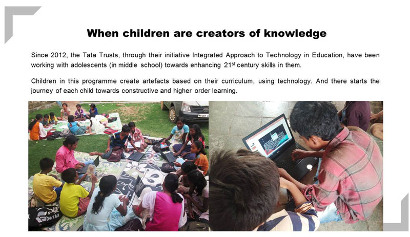 Tata Trusts' Integrated Approach to Technology in Education initiative