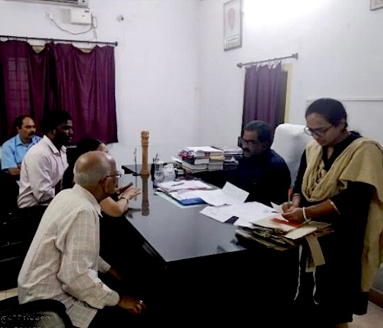 The elderly person at the Commissioner’s office, Rachkonda The elderly person at the Commissioner’s office, Rachkonda