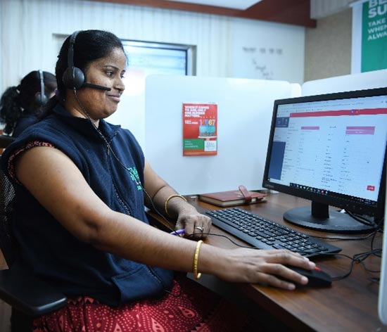 The Elder Spring Response System call centre at Hyderabad The Elder Spring Response System call centre at Hyderabad
