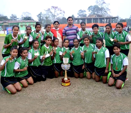 Winners of the Assam Sub-junior Girls National Championship, B-Division 2018 Winners of the Assam Sub-junior Girls National Championship, B-Division 2018