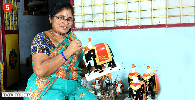 “For us, each day’s work is so precious. For weeks together, we have to travel from city to city, fair to fair for selling our toys to make a living. Every day we travel, we miss out on making new toys, and an opportunity for better living,” says Lakshmi explaining how travelling long distances takes a toll on their health as well as on their finances. “For us, each day’s work is so precious. For weeks together, we have to travel from city to city, fair to fair for selling our toys to make a living. Every day we travel, we miss out on making new toys, and an opportunity for better living,” says Lakshmi explaining how travelling long distances takes a toll on their health as well as on their finances.