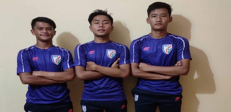 CoE cadets Emboklang, Laremtluanga and Isac join the U15 National Team