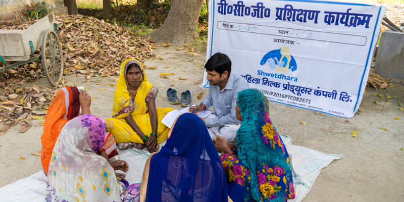 The trainings help producers learn and take charge of their business
