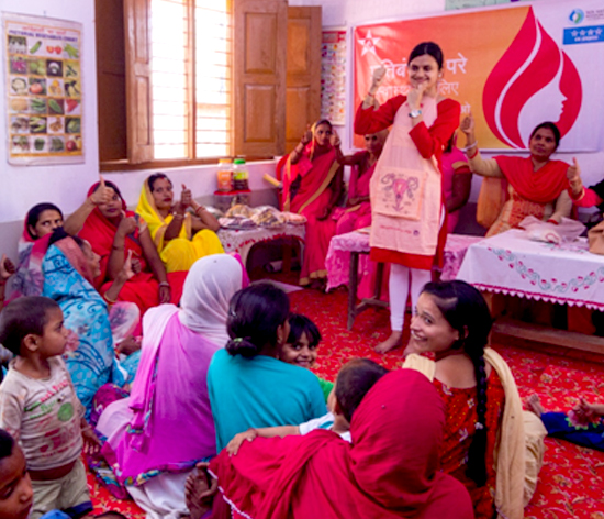 Workshops and behaviour change communication sessions help disseminate scientific information about menstruation and hygiene – women understanding the biological aspect of menstruation Workshops and behaviour change communication sessions help disseminate scientific information about menstruation and hygiene – women understanding the biological aspect of menstruation