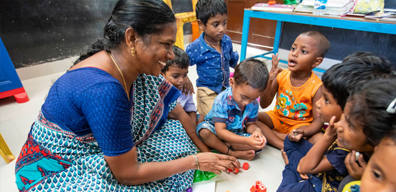 Glimpses of an integrated transformation of an anganwadi