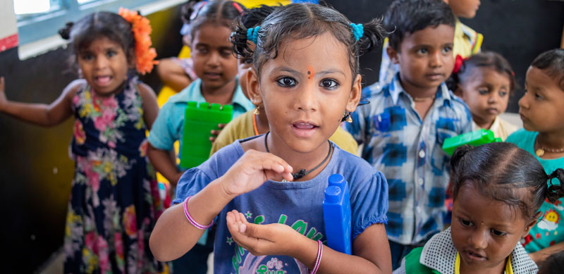 Glimpses of an integrated transformation of an anganwadi