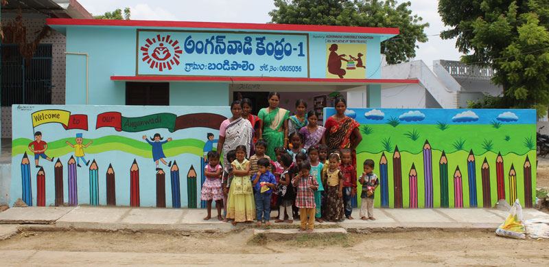 Glimpses of an integrated transformation of an anganwadi
