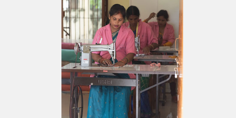 The Trusts worked closely with SHG workers to ensure the pads were of optimum quality