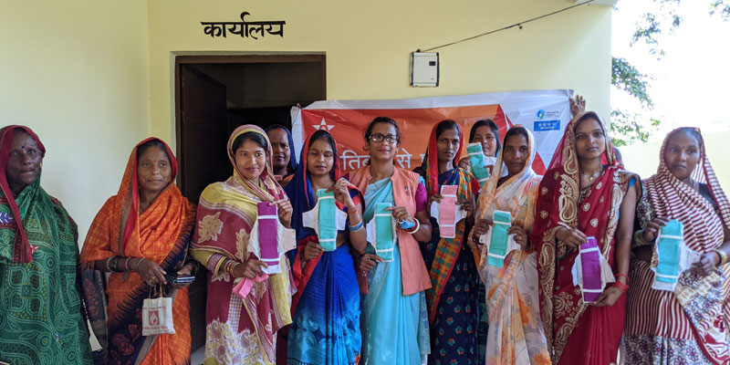 In Sarojini Nagar’s Pahadpur village, every woman has switched to the use of cloth based pads