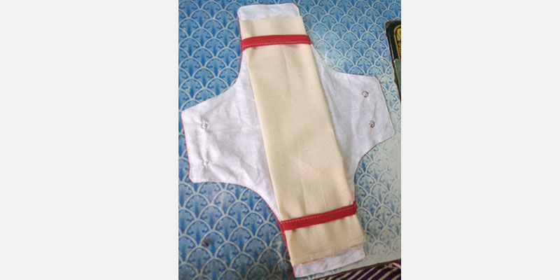 A reusable cloth pad