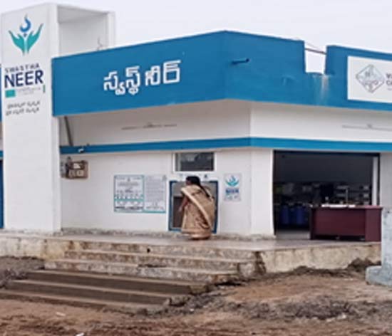 After intervention at the project site