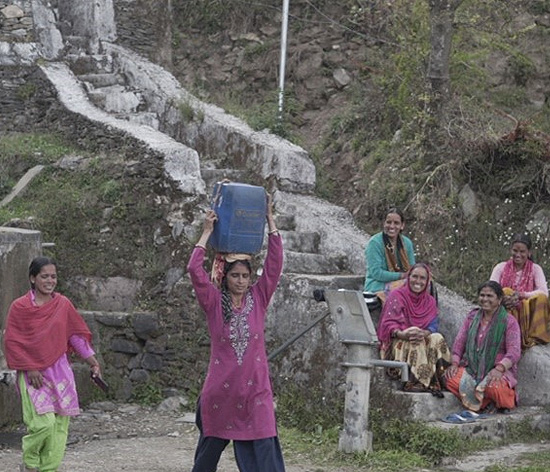The Heit Devta water source at Majyad Gaon