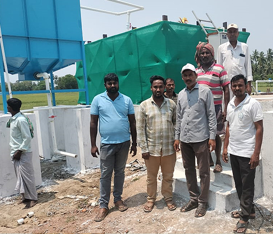 Setting up of the CAMuS-SBT at Laxmipuram