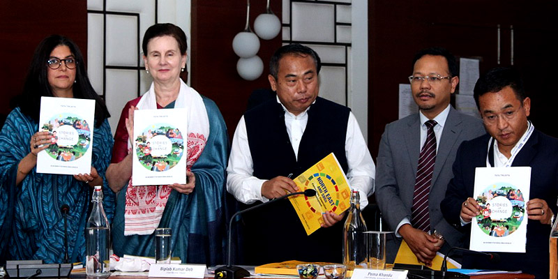 Dignitaries launching the inaugural report