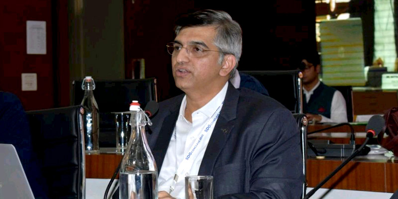 Mr Satyajit Salian, Head – Education, Tata Trusts, giving his inputs during a session