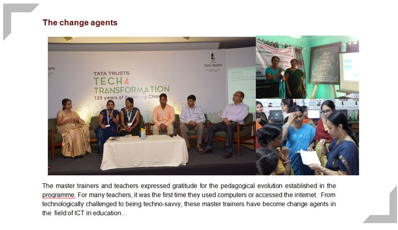 Tata Trusts' Integrated Approach to Technology in Education initiative