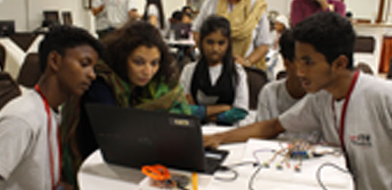 Teachers and Students at an interstate Young Producers Camp in Delhi, 2019