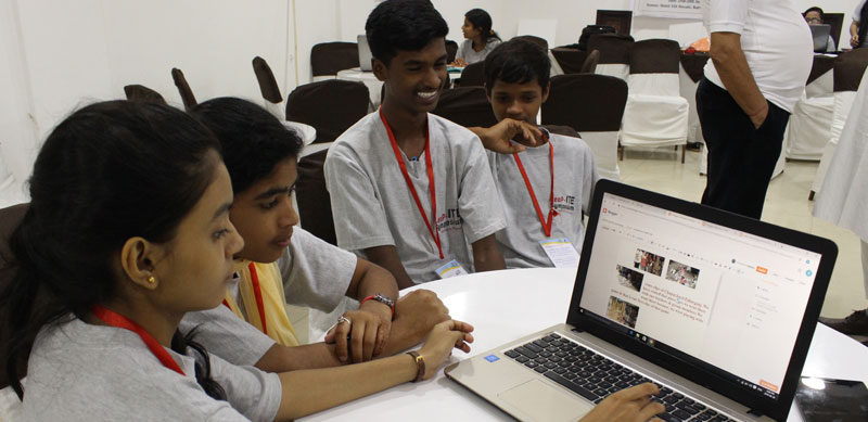 Teachers and Students at an interstate Young Producers Camp in Delhi, 2019