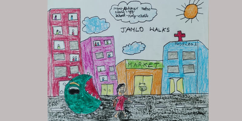Illustration of Jamlo Walks by children