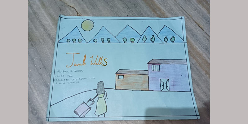 Illustration of Jamlo Walks by children