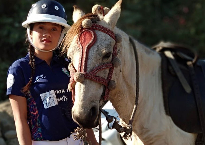 The training equipment is of top-notch quality, says Neelu Rajkumari, a trainee of the Grassroots Development of Women’s Polo in Manipur programme, who won silver in tent pegging in a local tournament