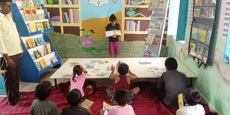 Apart from reading, children are also encouraged to participate in various group activities