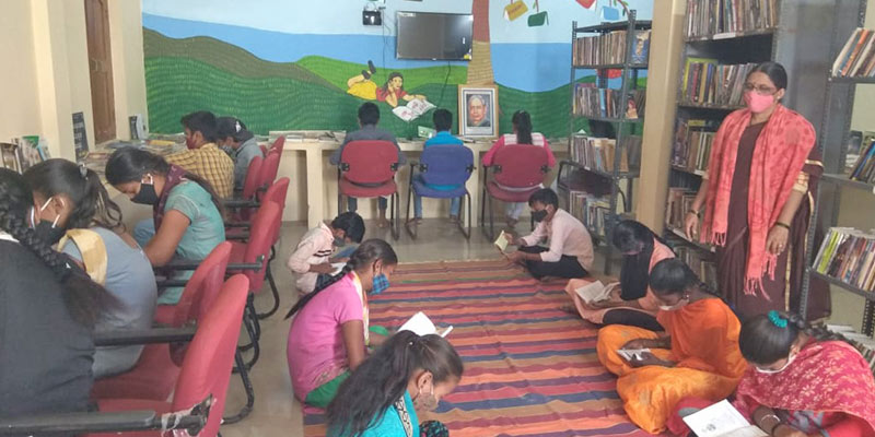 The community library in Mudnal has transformed into a children’s learning hub