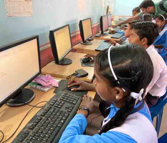 Students enjoying a project-based activity