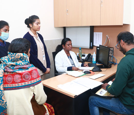 At RCHRC, patient-care teams deliver all-round treatment and provide support to patients, and their families At RCHRC, patient-care teams deliver all-round treatment and provide support to patients, and their families