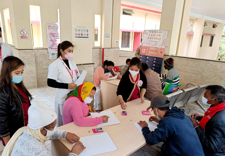 Drawing competition organized among the cancer survivors at ACCF Day Care Centre, Dibrugarh