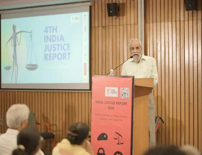 Delivering the keynote at the India Justice Report 2025 launch, former Supreme Court judge Justice Madan B. Lokur underscored the widening gap in judicial capacity.