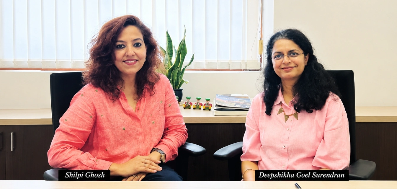 Deepshikha Goel Surendran, Head of Brand and Marketing Communications, and Shilpi Ghosh, Brand and Marketing Communications, from Tata Trusts Deepshikha Goel Surendran, Head of Brand and Marketing Communications, and Shilpi Ghosh, Brand and Marketing Communications, from Tata Trusts