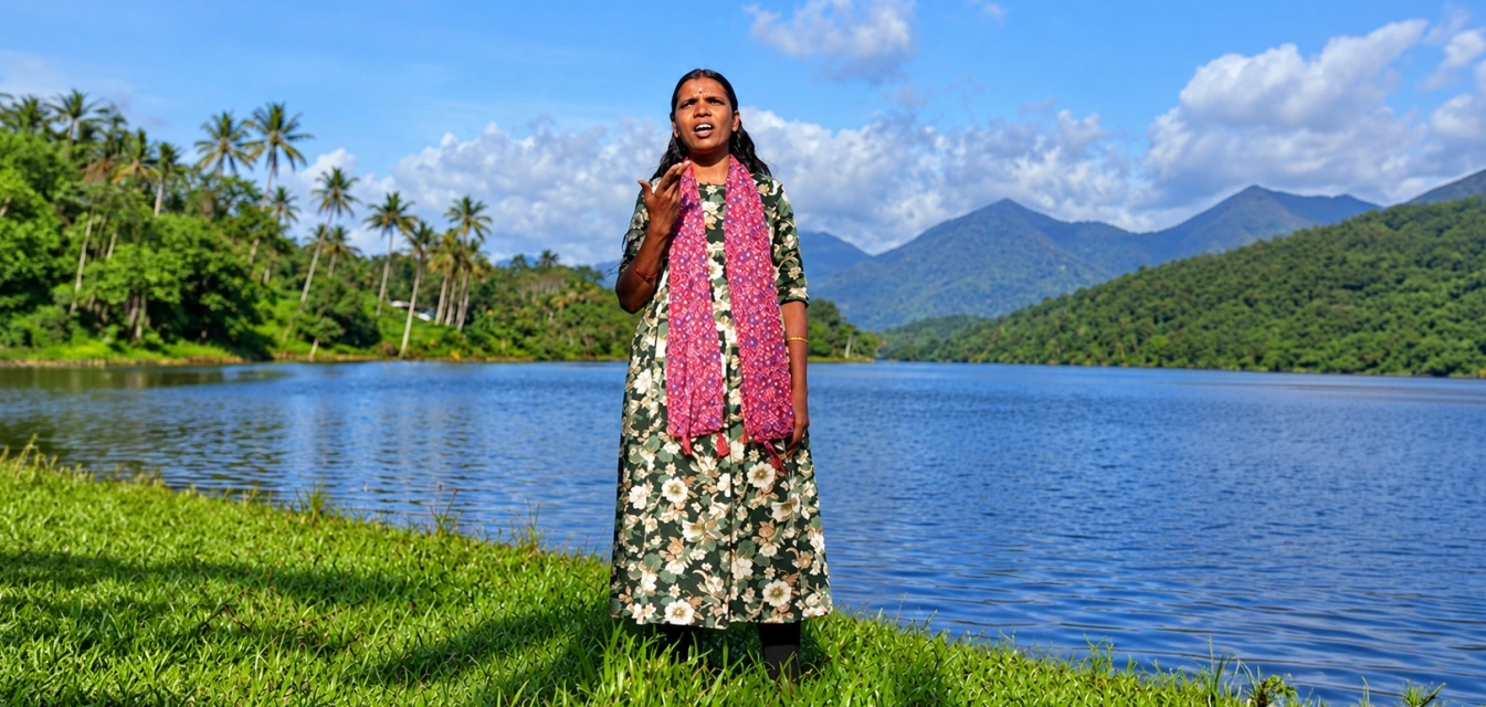 Band member Shyni M,. 35, from the Jenu Kuruba tribe, from Chembakamoola in Mananthavady is an ASHA worker. | Photo Credit: Courtesy ARPO