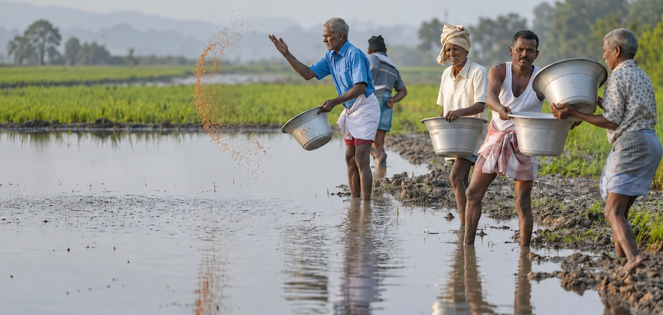 Agriculture accounts for nearly 91% of India&rsquo;s freshwater withdrawals, industry 2%, and domestic use 7%. Improving irrigation efficiency is central to a circular water economy. (AFP)