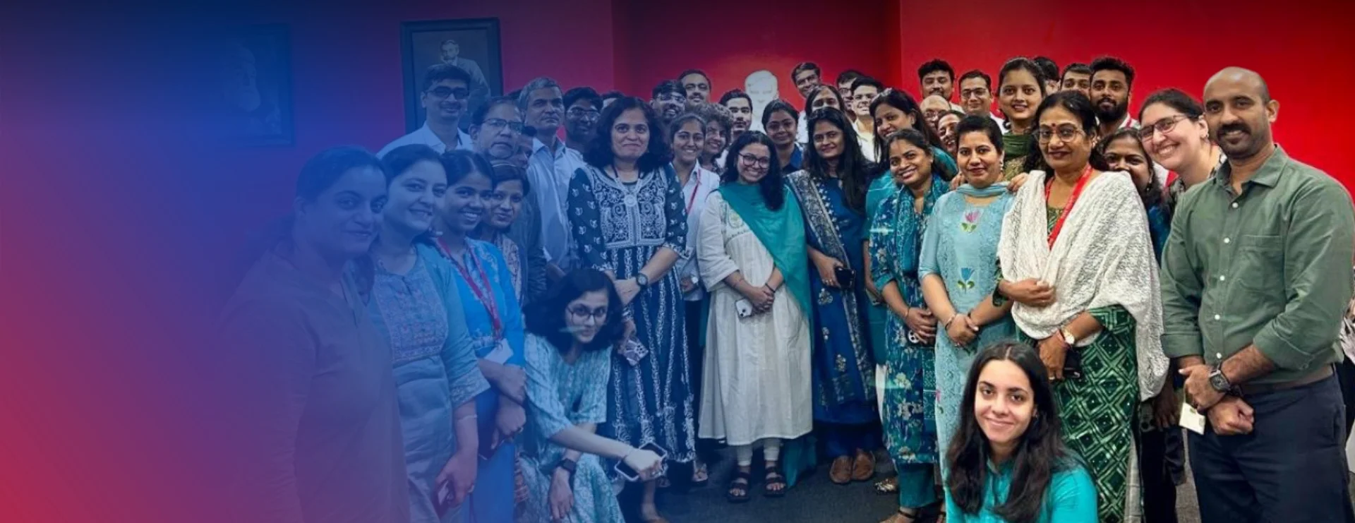 Tata Trusts colleagues at a work event