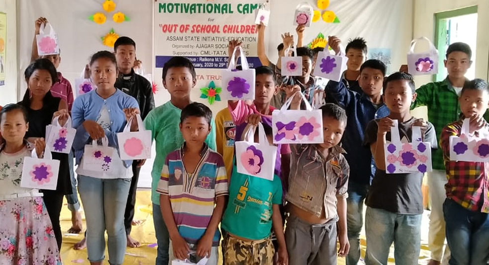 Bringing children back to school in Assam