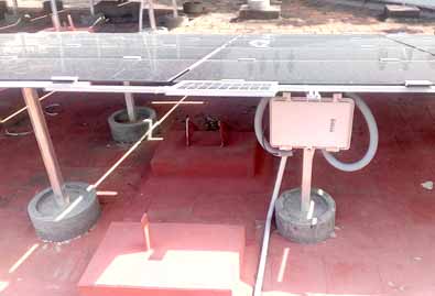 Solar panels at the MSSRF library