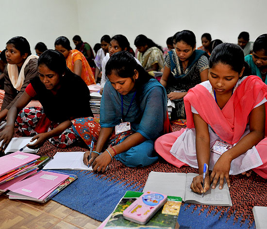 Girl students in Khunti district find that the core subjects of English, maths and science are no mo Girl students in Khunti district find that the core subjects of English, maths and science are no mo