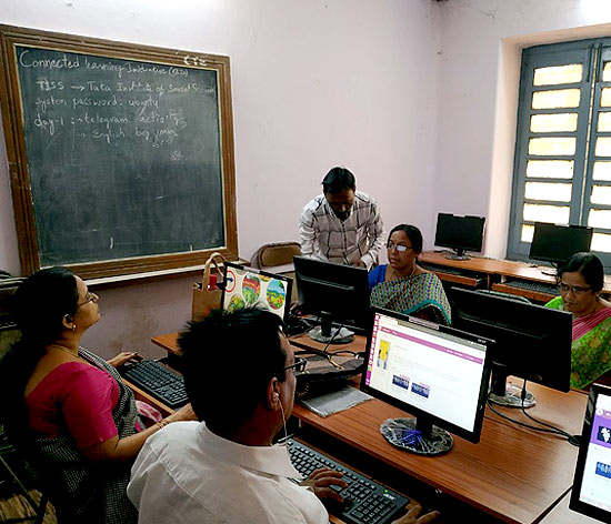 Teachers use online platforms to complement their teaching material Teachers use online platforms to complement their teaching material